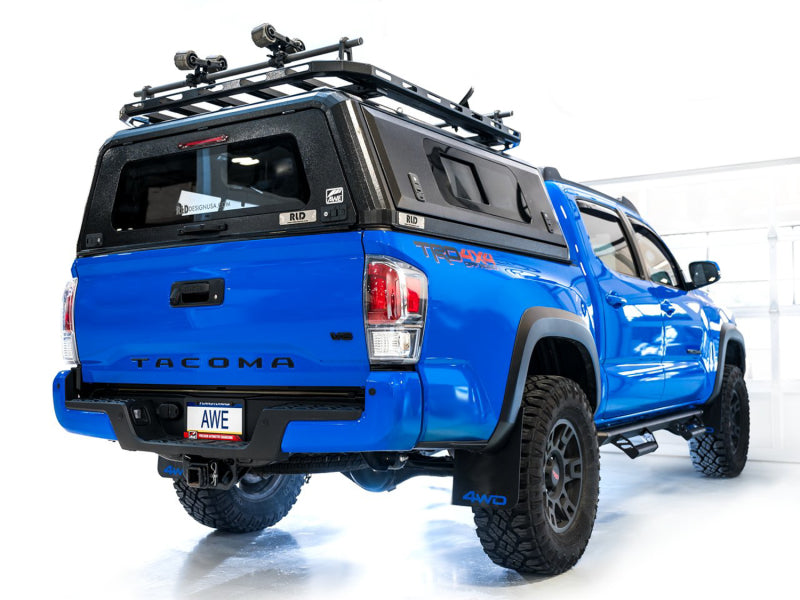 AWE 2016-2022 Toyota Tacoma 0FG Exhaust with BashGuard - No Tips AWE Tuning