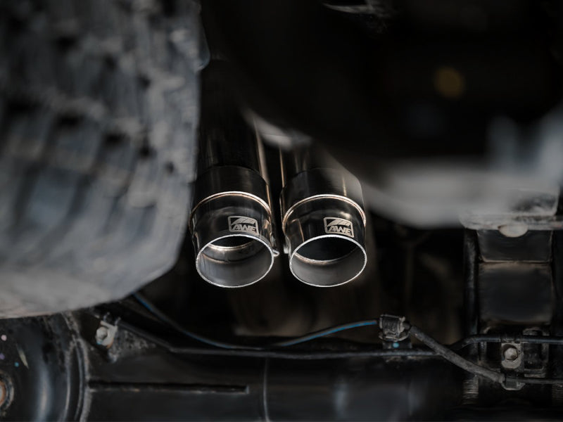 AWE 2016-2022 Toyota Tacoma 0FG Exhaust with BashGuard - No Tips AWE Tuning