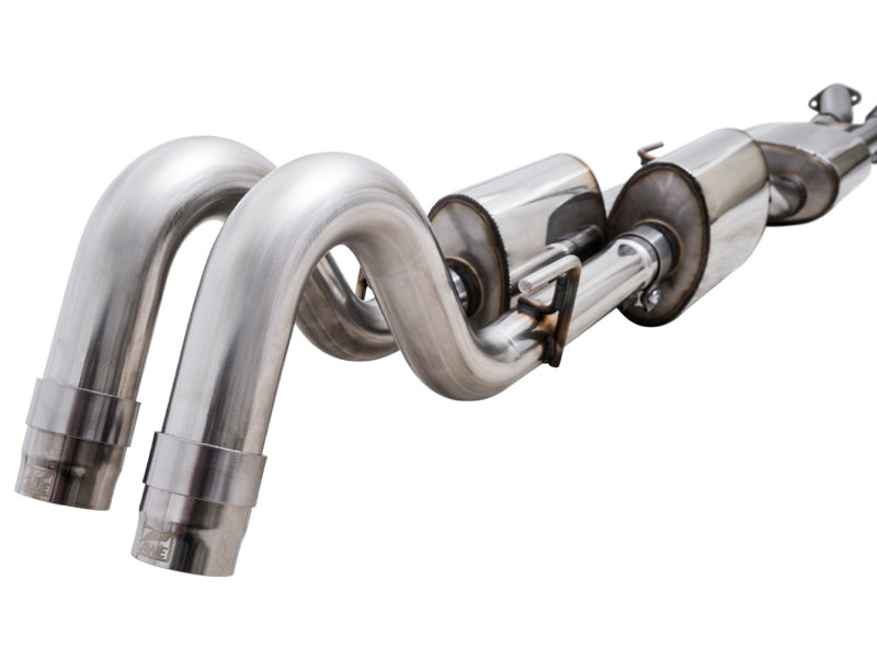 AWE 2016-2022 Toyota Tacoma 0FG Exhaust with BashGuard - No Tips AWE Tuning