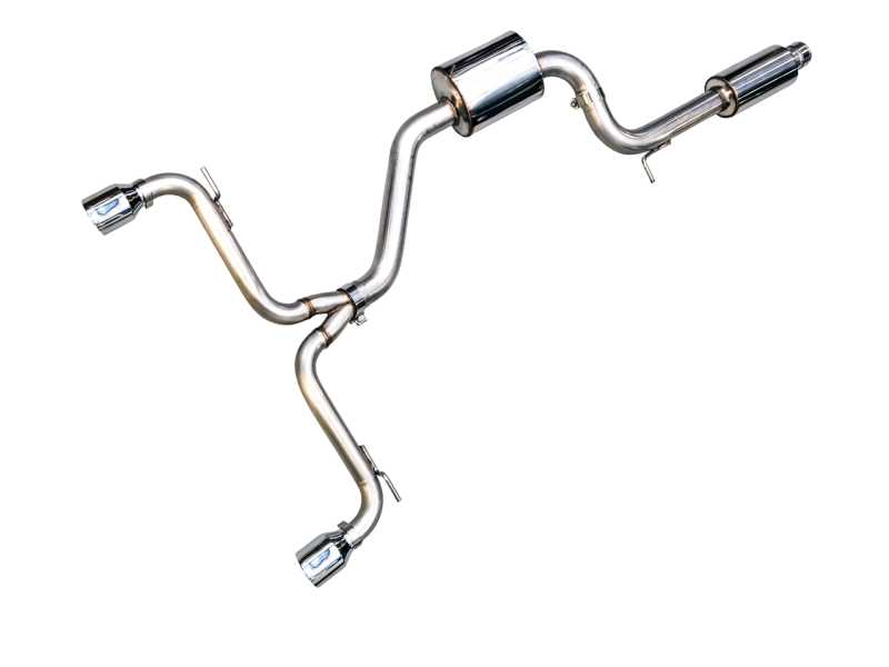AWE Tuning VW MK7 GTI Touring Edition Exhaust - Chrome Silver Tips - Black Ops Auto Works