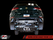 Load image into Gallery viewer, AWE Tuning Volkswagen GTI MK7.5 2.0T Touring Edition Exhaust w/Chrome Silver Tips 102mm - Black Ops Auto Works