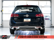 Load image into Gallery viewer, AWE Tuning VW MK7 Golf Alltrack/Sportwagen 4Motion Touring Edition Exhaust - Polished Silver Tips - Black Ops Auto Works