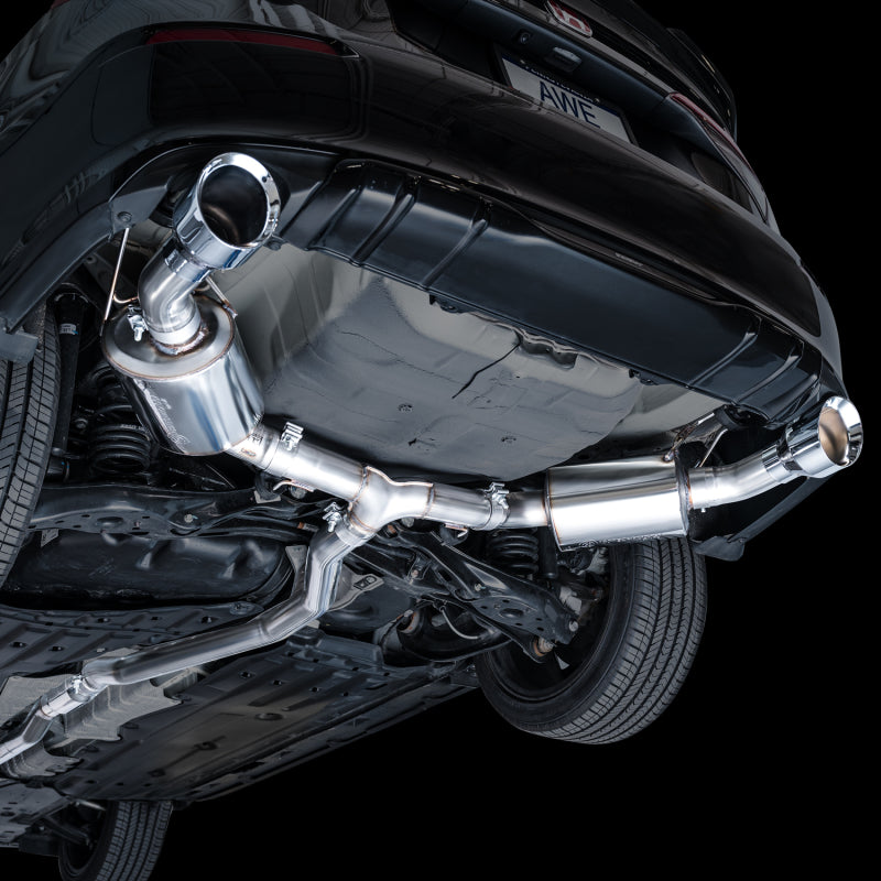 AWE Tuning 22+ Honda Civic Si/Acura Integra Touring Edition Catback Exhaust - Dual Chrome Silver Tip-Catback-AWE Tuning-810098809672-