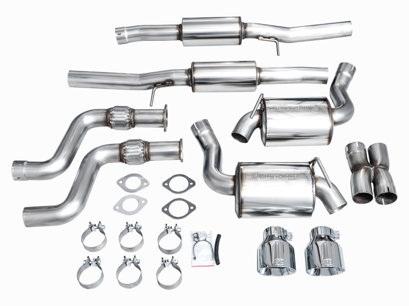 AWE 2023 Nissan Z RZ34 RWD Touring Edition Catback Exhaust System w/ Chrome Silver Tips-Catback-AWE Tuning-810098809863-