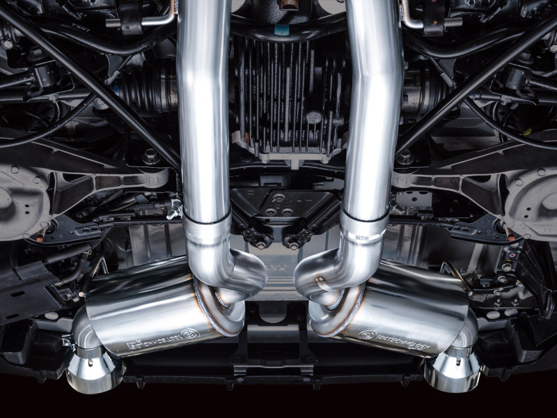 AWE 2023 Nissan Z RZ34 RWD Touring Edition Catback Exhaust System w/ Chrome Silver Tips-Catback-AWE Tuning-810098809863-