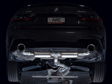 Load image into Gallery viewer, AWE 19-23 BMW 330i / 21-23 BMW 430i Base G2X Touring Axle Back Exhaust - Chrome Silver - Black Ops Auto Works