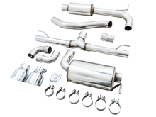 Load image into Gallery viewer, AWE 2022 VW GTI MK8 Touring Edition Exhaust - Chrome Silver Tips - Black Ops Auto Works