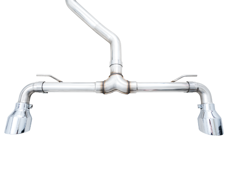 AWE 2022 VW GTI MK8 Touring Edition Exhaust - Chrome Silver Tips - Black Ops Auto Works