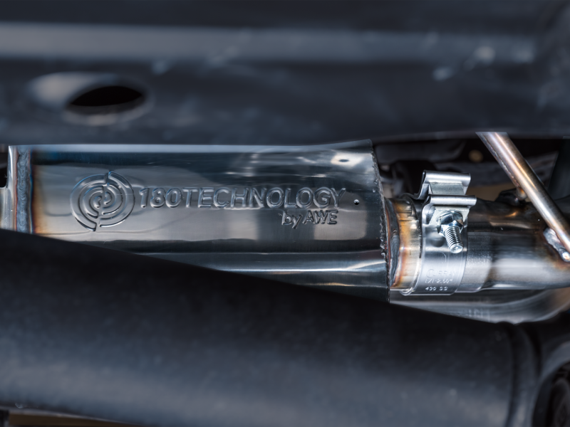 AWE 16-22 Toyota Tacoma 0FG Catback Exhaust w/ BashGuard - Dual Chrome Silver Tips - Black Ops Auto Works