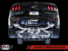 Load image into Gallery viewer, AWE Tuning S550 Mustang GT Cat-back Exhaust - Touring Edition (Diamond Black Tips) - Black Ops Auto Works