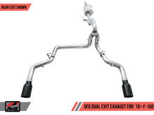 Load image into Gallery viewer, AWE Tuning 2015+ Ford F-150 0FG Dual Exit Performance Exhaust System w/5in Diamond Black Tips - Black Ops Auto Works