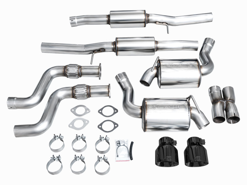AWE 2023 Nissan Z RZ34 RWD Touring Edition Catback Exhaust System w/ Diamond Black Tips-Catback-AWE Tuning-810098809870-