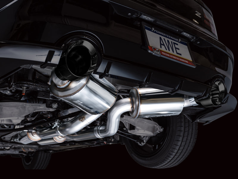 AWE 2023 Nissan Z RZ34 RWD Touring Edition Catback Exhaust System w/ Diamond Black Tips-Catback-AWE Tuning-810098809870-