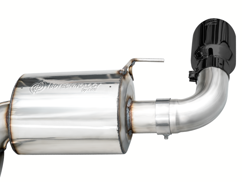 AWE 19-23 BMW 330i / 21-23 BMW 430i Base G2X Touring Axle Back Exhaust - Diamond Black - Black Ops Auto Works
