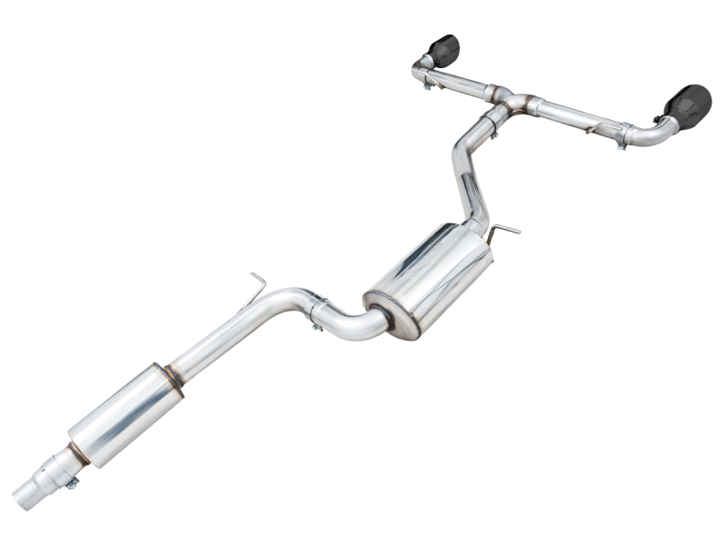 AWE 2022 VW GTI MK8 Touring Edition Exhaust - Diamond Black Tips - Black Ops Auto Works