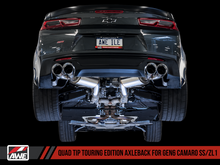 Load image into Gallery viewer, AWE Tuning 16-19 Chevrolet Camaro SS Axle-back Exhaust - Touring Edition (Quad Chrome Silver Tips) - Black Ops Auto Works