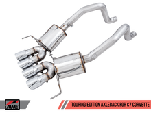 Load image into Gallery viewer, AWE Tuning 14-19 Chevy Corvette C7 Z06/ZR1 (w/o AFM) Touring Edition Axle-Back Exhaust w/Chrome Tips - Black Ops Auto Works