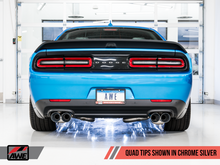 Load image into Gallery viewer, AWE Tuning 2015+ Dodge Challenger 6.4L/6.2L SC Track Edition Exhaust - Quad Chrome Silver Tips - Black Ops Auto Works