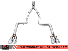 Load image into Gallery viewer, AWE Tuning 2015+ Dodge Challenger 6.4L/6.2L SC Track Edition Exhaust - Quad Chrome Silver Tips - Black Ops Auto Works
