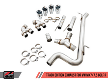 Load image into Gallery viewer, AWE Tuning MK7.5 Golf R Track Edition Exhaust w/Chrome Silver Tips 102mm - Black Ops Auto Works