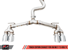Load image into Gallery viewer, AWE Tuning MK7.5 Golf R Track Edition Exhaust w/Chrome Silver Tips 102mm - Black Ops Auto Works