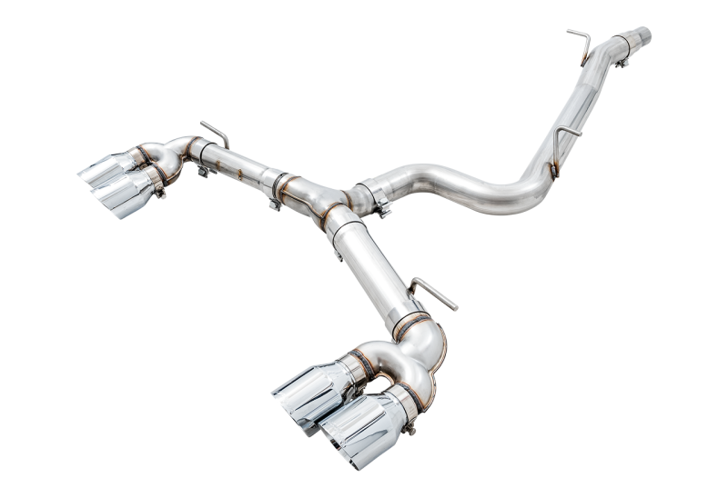 AWE Tuning MK7.5 Golf R Track Edition Exhaust w/Chrome Silver Tips 102mm - Black Ops Auto Works