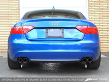 Load image into Gallery viewer, AWE Tuning Audi B8 A5 2.0T Touring Edition Exhaust - Quad Outlet Diamond Black Tips - Black Ops Auto Works