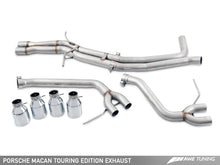 Load image into Gallery viewer, AWE Tuning Porsche Macan Touring Edition Exhaust System - Diamond Black 102mm Tips - Black Ops Auto Works