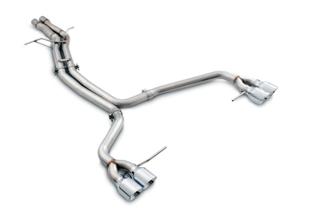 AWE Tuning Porsche Macan Touring Edition Exhaust System - Diamond Black 102mm Tips - Black Ops Auto Works AWE3015-43072