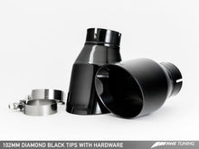Load image into Gallery viewer, AWE Tuning Audi C7.5 A7 3.0T Touring Edition Exhaust - Quad Outlet Diamond Black Tips - Black Ops Auto Works