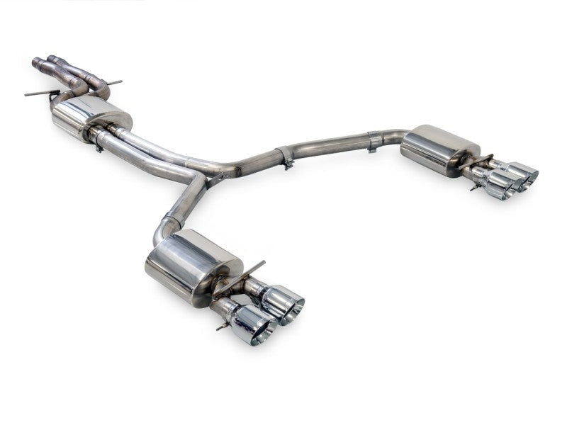 AWE Tuning Audi C7.5 A7 3.0T Touring Edition Exhaust - Quad Outlet Diamond Black Tips - Black Ops Auto Works