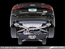 Load image into Gallery viewer, AWE Tuning Audi C7.5 A6 3.0T Touring Edition Exhaust - Quad Outlet Diamond Black Tips - Black Ops Auto Works