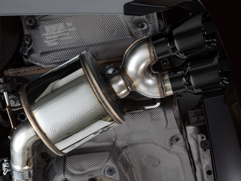 AWE Tuning 19-23 Audi C8 S6/S7 2.9T V6 AWD Touring Edition Exhaust - Diamond Black Tips - Black Ops Auto Works