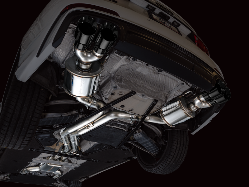 AWE Tuning 19-23 Audi C8 S6/S7 2.9T V6 AWD Touring Edition Exhaust - Diamond Black Tips - Black Ops Auto Works
