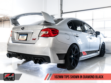 Load image into Gallery viewer, AWE Tuning Subaru STI VA / WRX GV / STI GV Sedan Touring Edition Exhaust - Diamond Black Tip (102mm) - Black Ops Auto Works
