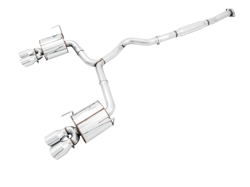 AWE Tuning Subaru STI VA / WRX GV / STI GV Sedan Touring Edition Exhaust - Diamond Black Tip (102mm) - Black Ops Auto Works