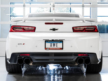 Load image into Gallery viewer, AWE Tuning 16-19 Chevy Camaro SS Resonated Cat-Back Exhaust -Track Edition (Quad Diamond Black Tips) AWE Tuning