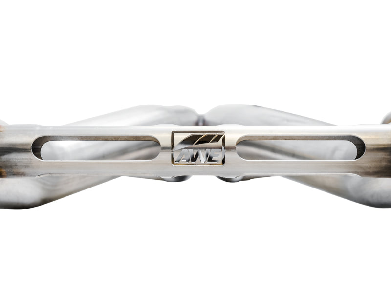 AWE Tuning 16-19 Chevy Camaro SS Resonated Cat-Back Exhaust -Track Edition (Quad Diamond Black Tips) AWE Tuning