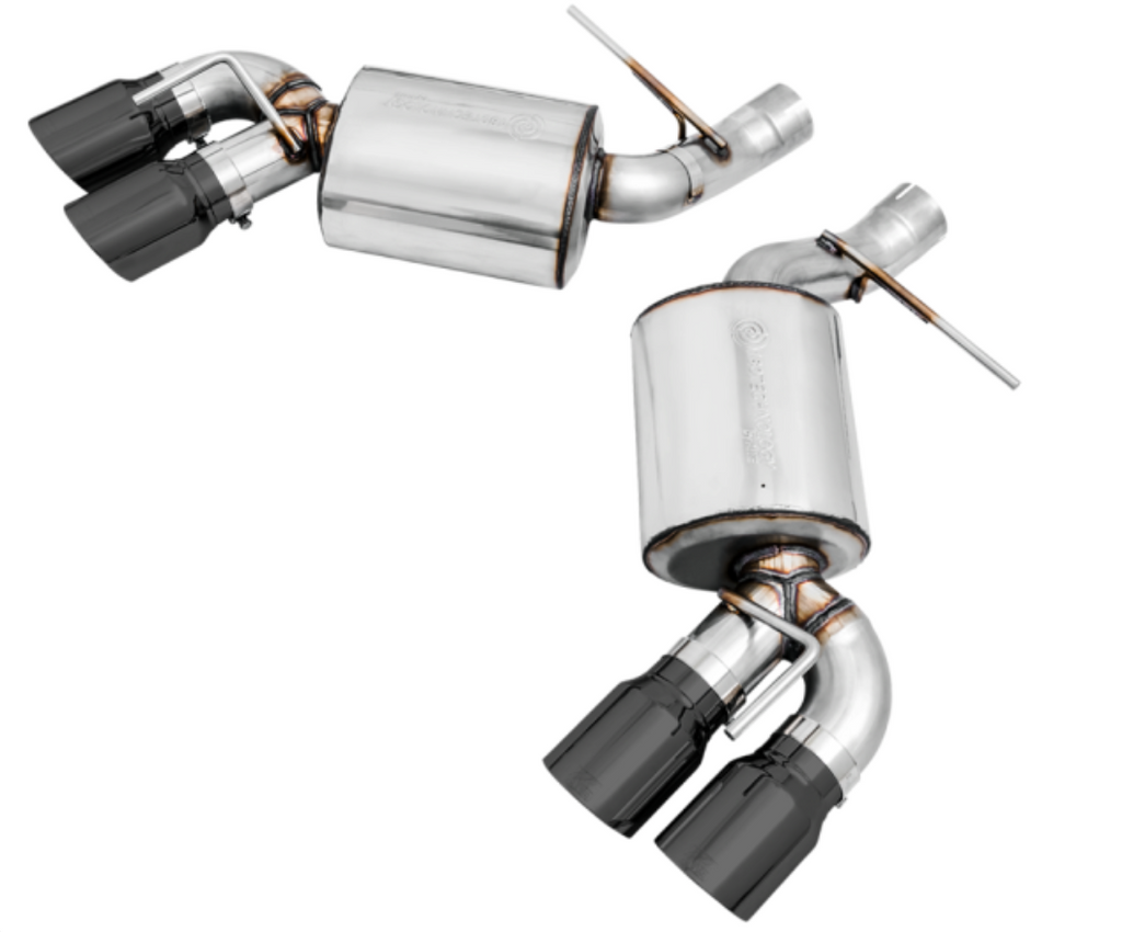 AWE Tuning 16-19 Chevrolet Camaro SS Axle-back Exhaust - Touring Edition (Quad Diamond Black Tips)-Axle Back-AWE Tuning-810098806619-