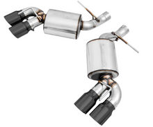 Load image into Gallery viewer, AWE Tuning 16-19 Chevrolet Camaro SS Axle-back Exhaust - Touring Edition (Quad Diamond Black Tips)-Axle Back-AWE Tuning-810098806619-