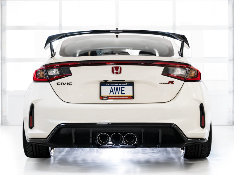 AWE Tuning 2023 Honda Civic Type R FL5 Touring Edition Exhaust w/ Triple Chrome Silver Tips AWE Tuning