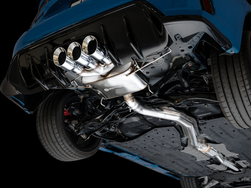 AWE Tuning 2023 Honda Civic Type R FL5 Touring Edition Exhaust w/ Triple Chrome Silver Tips AWE Tuning
