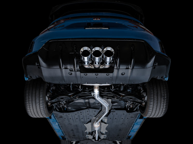AWE Tuning 2023 Honda Civic Type R FL5 Touring Edition Exhaust w/ Triple Chrome Silver Tips AWE Tuning