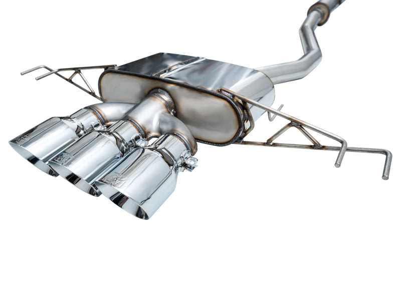 AWE Tuning 2023 Honda Civic Type R FL5 Touring Edition Exhaust w/ Triple Chrome Silver Tips AWE Tuning