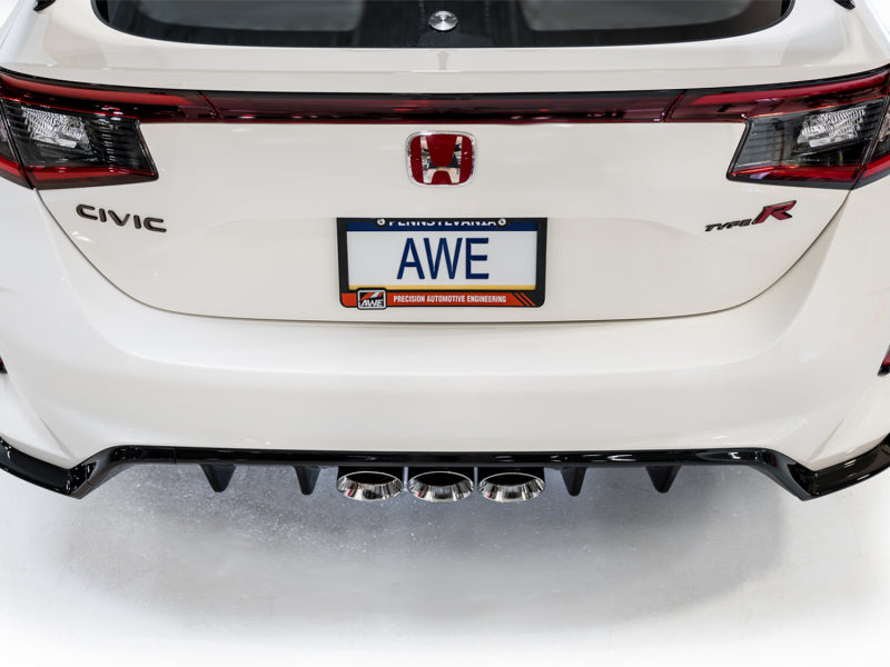 AWE Tuning 2023 Honda Civic Type R FL5 Touring Edition Exhaust w/ Triple Chrome Silver Tips AWE Tuning