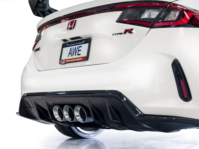 AWE Tuning 2023 Honda Civic Type R FL5 Touring Edition Exhaust w/ Triple Chrome Silver Tips AWE Tuning