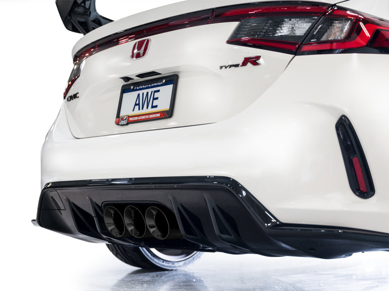 AWE Tuning 2023 Honda Civic Type R FL5 Touring Edition Exhaust w/ Triple Diamond Black Tips-Catback-AWE Tuning