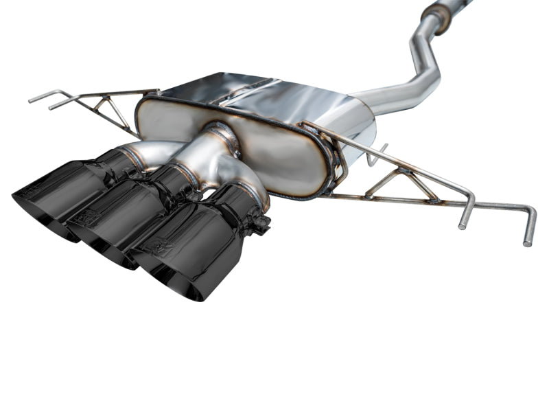 AWE Tuning 2023 Honda Civic Type R FL5 Touring Edition Exhaust w/ Triple Diamond Black Tips-Catback-AWE Tuning