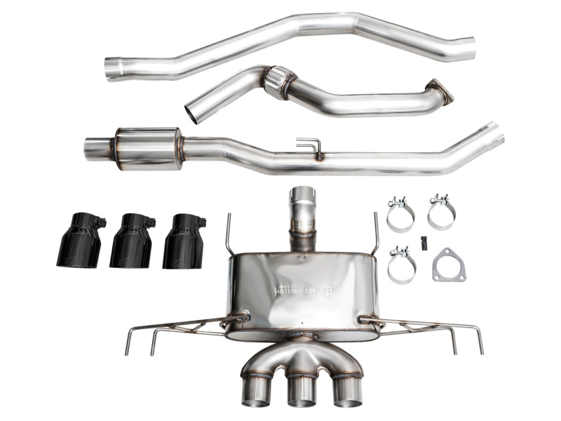 AWE Tuning 2023 Honda Civic Type R FL5 Touring Edition Exhaust w/ Triple Diamond Black Tips-Catback-AWE Tuning