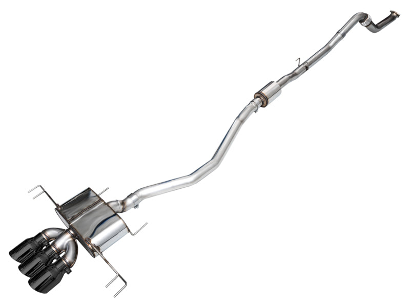 AWE Tuning 2023 Honda Civic Type R FL5 Touring Edition Exhaust w/ Triple Diamond Black Tips-Catback-AWE Tuning